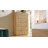 Aberdeen Fluted 5-Drawer Dresser, 45" Tall Dresser Storage Organizer, Chest of Drawers with Deep Storage, Modern Bedroom Chest for Closet Hallway, Entryway, Living Room, Natural-136170411-152950254