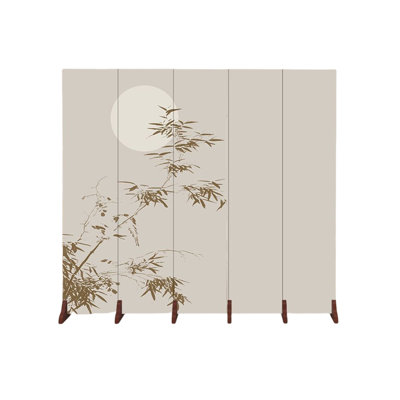 Wooden Rectangular Foldable Room Divider