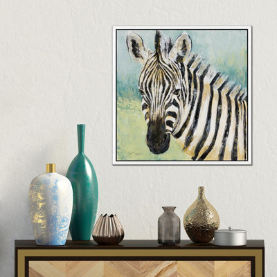 Painterly Zebra by Tava Studios - Gallery-Wrapped Canvas Giclée on Canvas