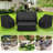 All-Season 4-Piece Furniture Set Cover Fit for Sofa , Table , 2 Armchairs-1035072985