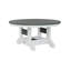 Berlin Gardens Garden Classic Regular Top With White Base Round Counter Height Table-936500536-936500513