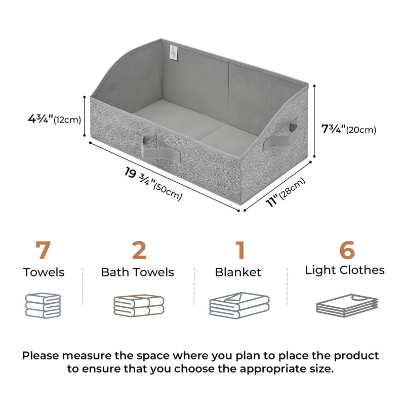 Closet Organizers And Storage, Trapezoid Storage Bins, Gray, Dog Toy Bin, Storage Baskets