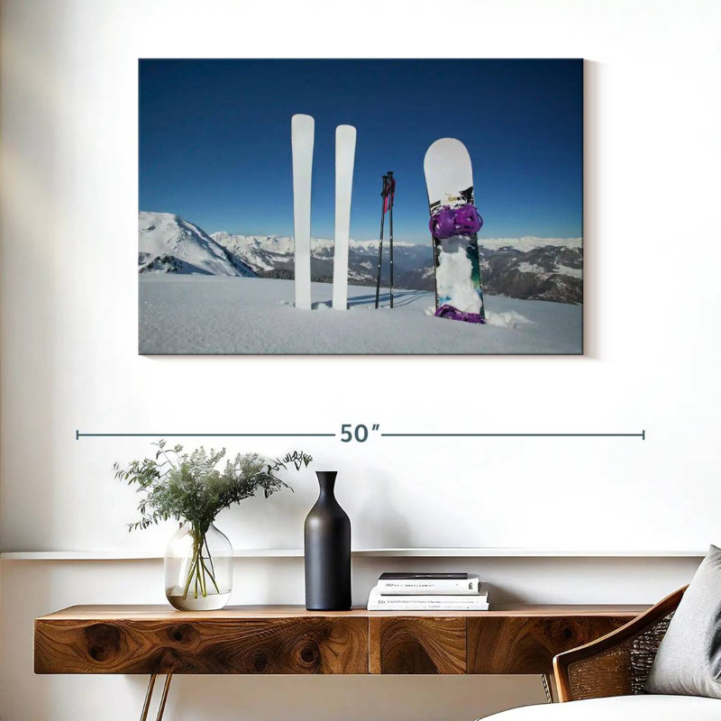 Skis et planche à neige, H 26 po x l 39 po