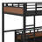 Metal Separable Bunk Beds With Raised Security Fence-568429677