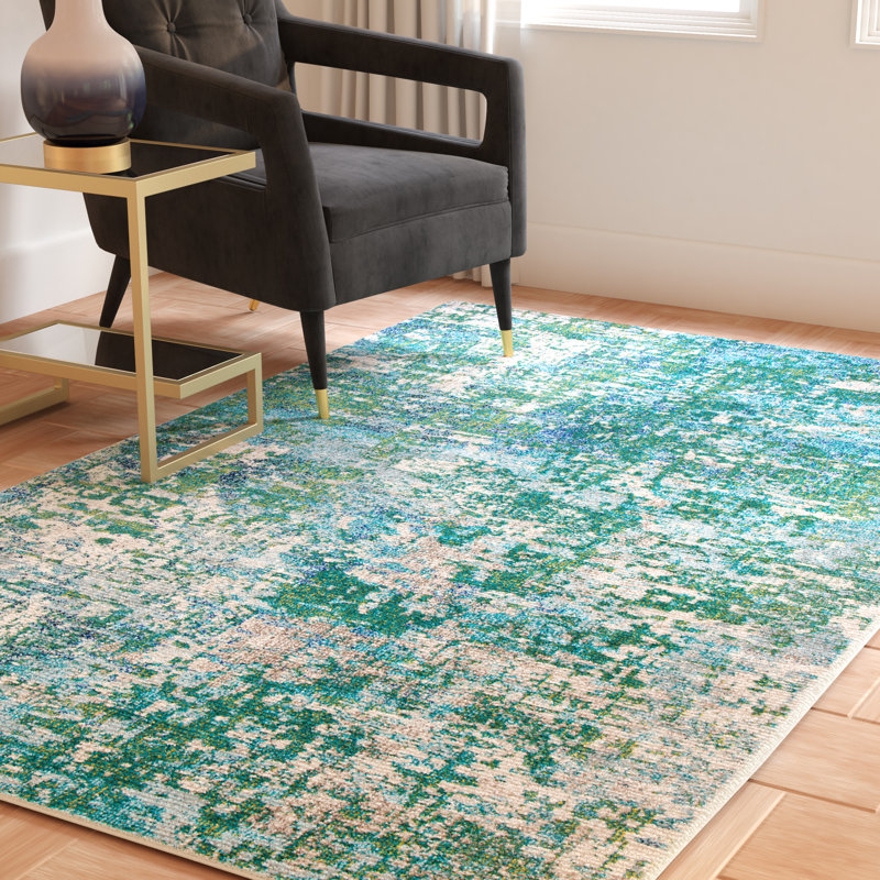 Abstract Area Rug, Rectangle 183 x 274 cm