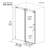 56 - 60 in. x 76 in. Frameless Glass Sliding Doors, Brushed Nickel Hardwares-117321151