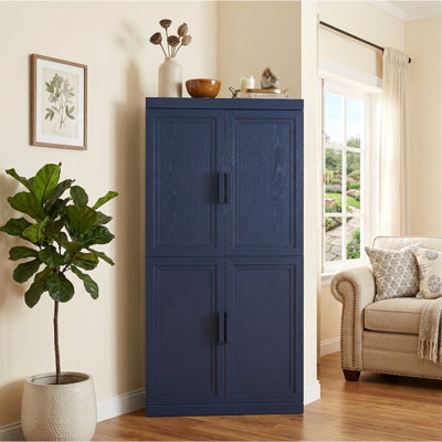 Armoire de rangement en coin, tablette de coin empilable pour le salon, la chambre à coucher, la cuisine, placage en bois massif