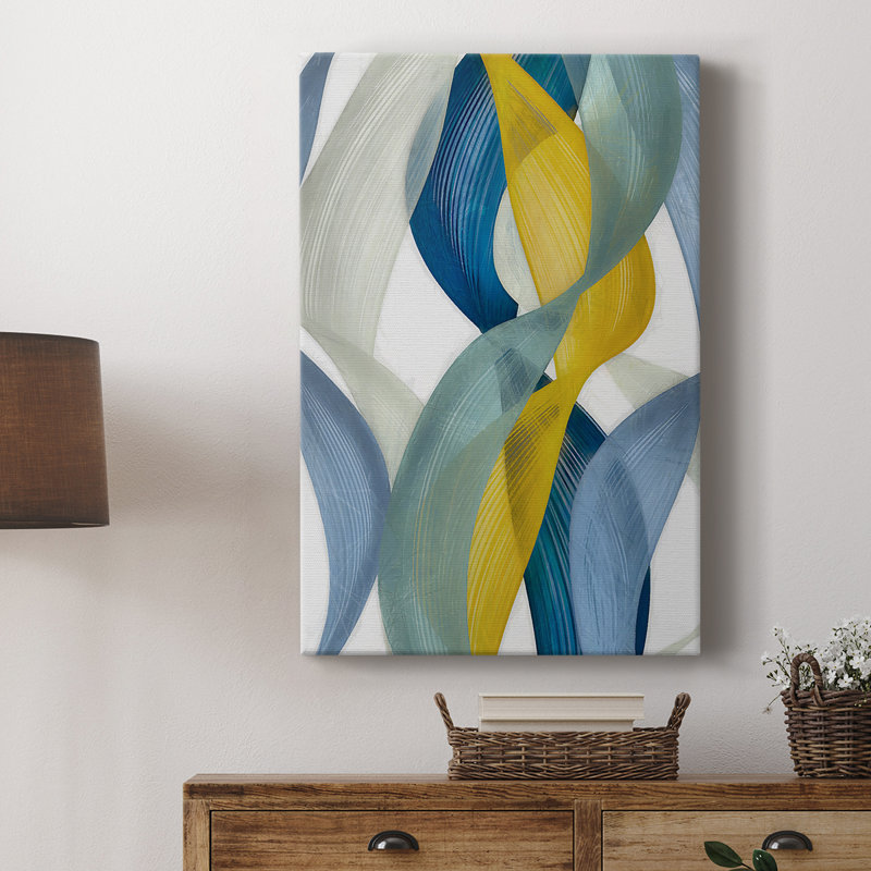 Bandes horizontales II - galerie Cavas sur mesure, H 12 po x l 8 po