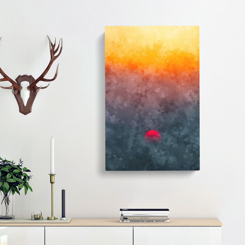 Sunset In Portugal - Wrapped Canvas, 76cm H x 50cm W x 3cm D