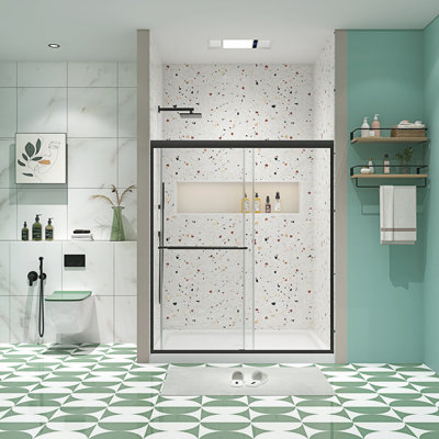 Shower Door, 50-54"X70" Sliding Door