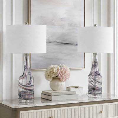Korando Dimmable Glass Table Lamp