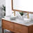 Luxier 16.5" Square Ceramic Bathroom Vessel Sink