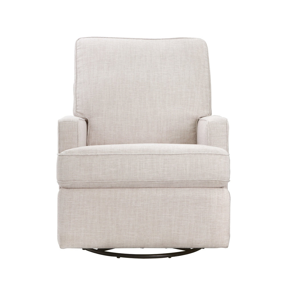 Tucker Swivel Glider, Canvas Gray Polyester Blend