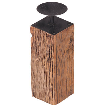 Chandelles en bois et fer-lit