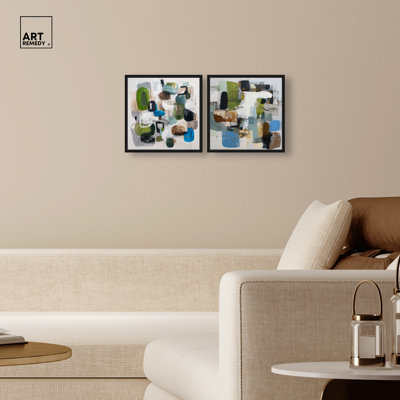 «Tectonic Plates», reproduction d'art sur toile par Maximalist 