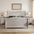 Base de lit double avec 2 tables de chevet Home Design Dresdyn