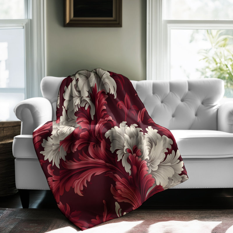 Damask Beauty - couverture 1 pièce, L 80 po x l 60 po