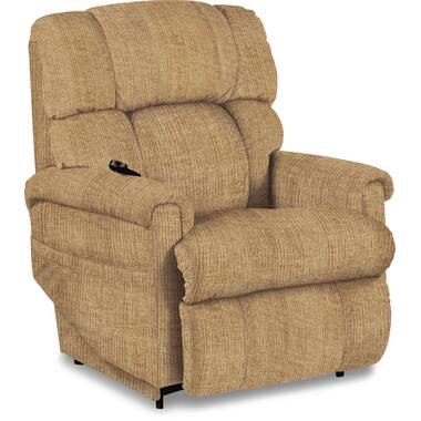 Pinnacle Leather Match Rocking Recliner with Memory Foam Cushion La-Z-Boy