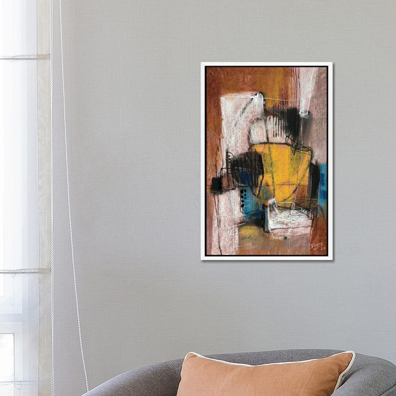 Hermit 1 Piece Wall Art on Canvas, 66.04 cm H x 45.72 cm W, White Floater Framed