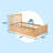 Boling Twin Solid Wood Platform Bed with Trundle-879738880-810749527