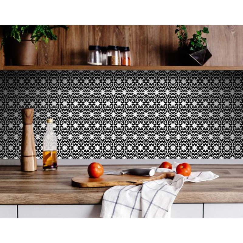 Carreau de mosaïque auto-adhésif en vinyle 7 po x 7 po