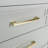 Elegant Chamere 32" Wide Nightstand – Glam Bedroom Chest with 3 Drawers-4192117