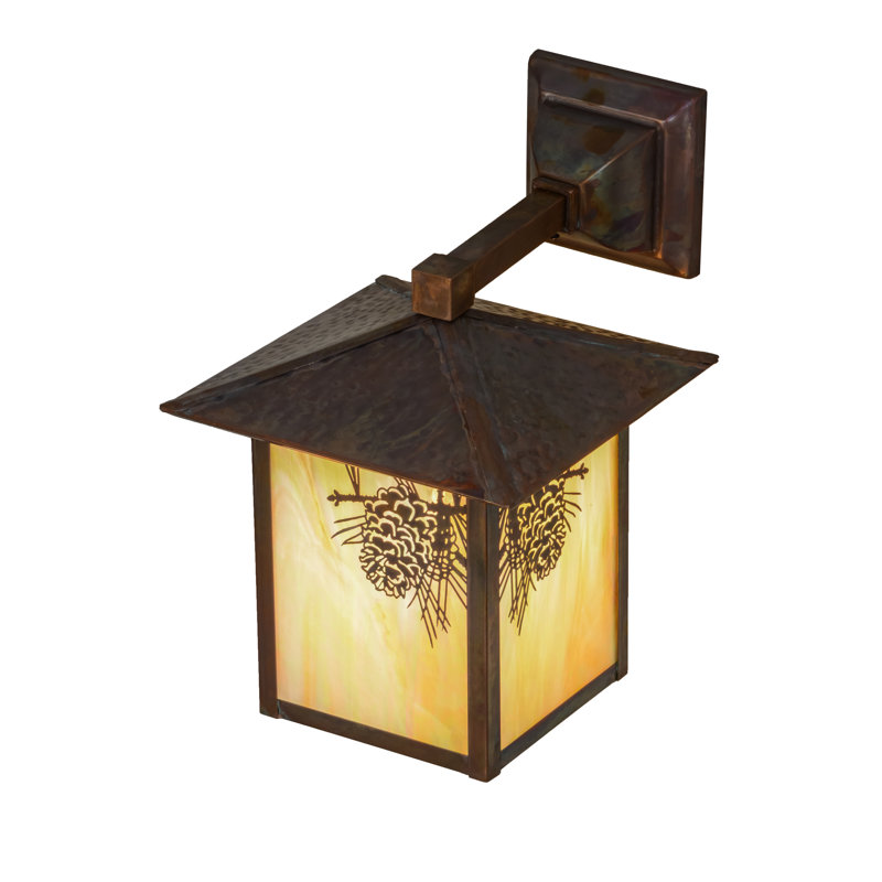 Lanterne murale d’extérieur 1 luminosité Xzavier, H 12 po x l 9 po x P 12,5 po