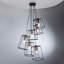 Leyva 6 - Light Black Cluster Pendant-35064255