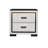 Isabella White-Black 5Pc Queen Bedroom Set-119721383-119721381