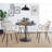 Chambord Round Metal Base Dining Table-1673461902