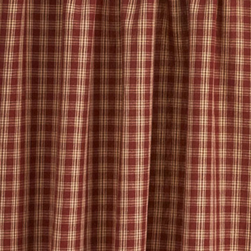 Black Sturbridge Tiers 36", 72"W x 24" L, Red