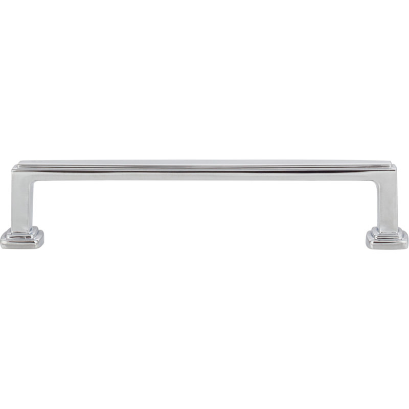 Richard Bar Pull, Polished Chrome, 5 1/6"