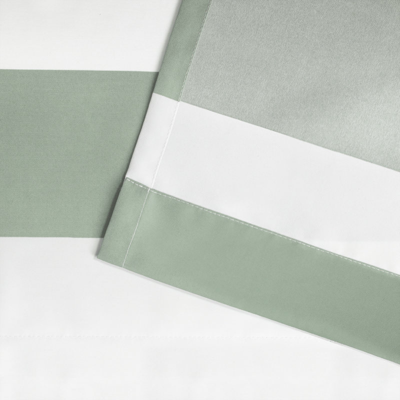 Agim Semi Sheer Curtain Pair, 54" W x 120" L, Seafoam