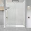 Boivin 30'' - 30'' W x 76'' H Frameless Fixed Glass Panel with Clear Glass-464947140