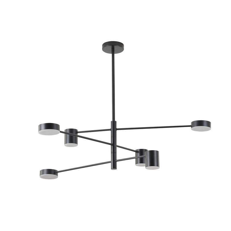 Lustre géométrique unique à 6 lumières Eilean