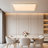 1-Light 35.43'' Rectangular LED Dimmable Flush Mount