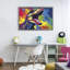 Cadre flottant de dinosaure aux couleurs vives, design par Creative Studio-1934232654-1934232655