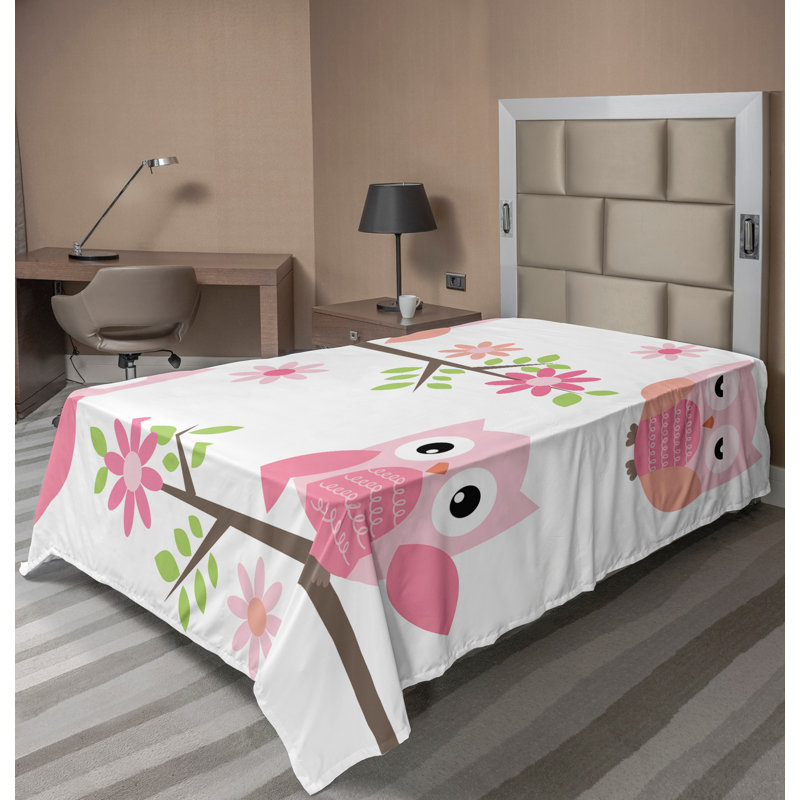 Drap-housse Ambesonne, Drap plat pour lit simple