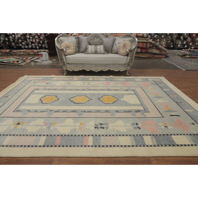 Tapis oriental géométrique 9 x 12