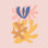 «Cut out Pink» par Maria Carolina Espindola - reproduction d'art sur toile tendue
