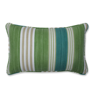Coussin en coton On Course Verte