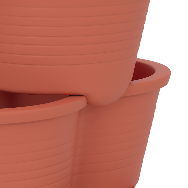 Pot à fleurs Soban, Rouge