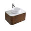 Meuble-lavabo de 30 pouces avec lavabo en céramique blanc et porte-serviettes-133406337-133406338