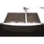 DuraSnow® ZLINE 36" Courchevel Farmhouse Apron Mount Double Bowl Fingerprint Resistant Stainless Steel Kitchen Sink with Bottom Grid