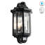 Rozier Satin Black 1 - Bulb 40 cm H Hardwired Outdoor Wall Lantern