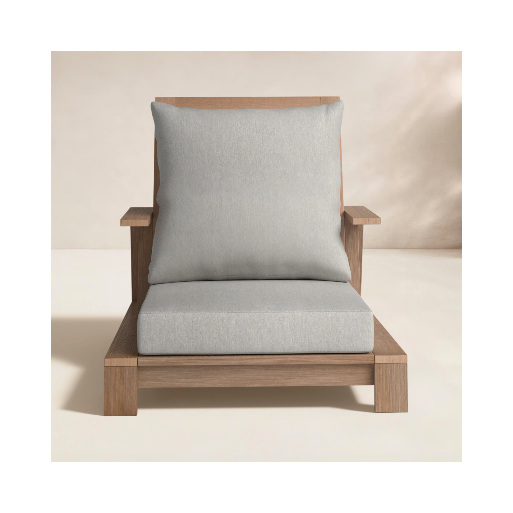 Fatima Wood Outdoor Patio Chair