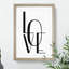 Love - Picture Frame Typography-62802512-62802518