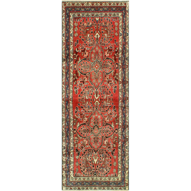 Khrystopher Distressed Azeem Red Runner