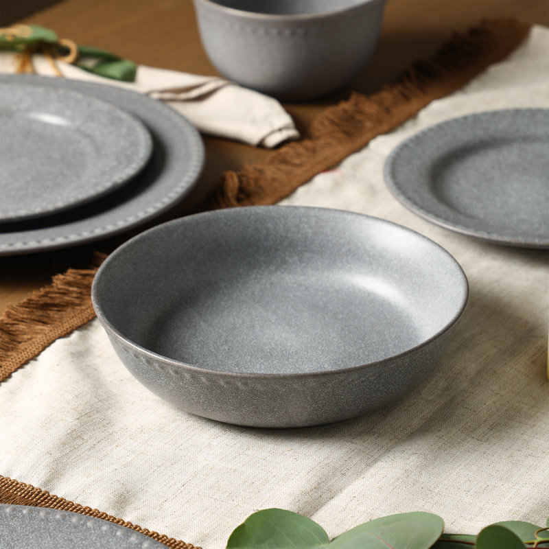Ensemble de bols à pâtes 4 pièces Stone Lain Comet, Gris