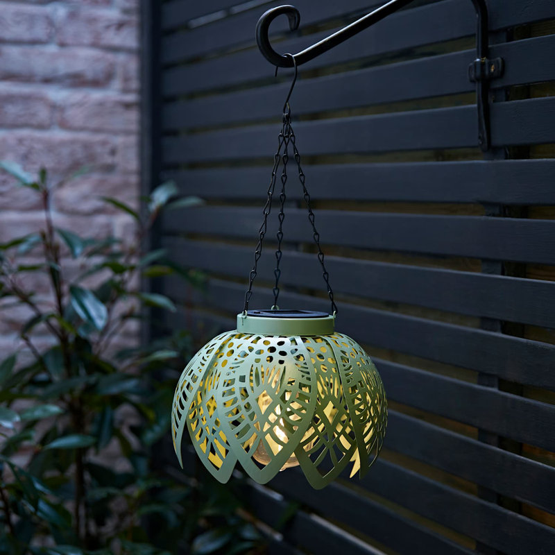Outdoor Hanging Lantern, Green